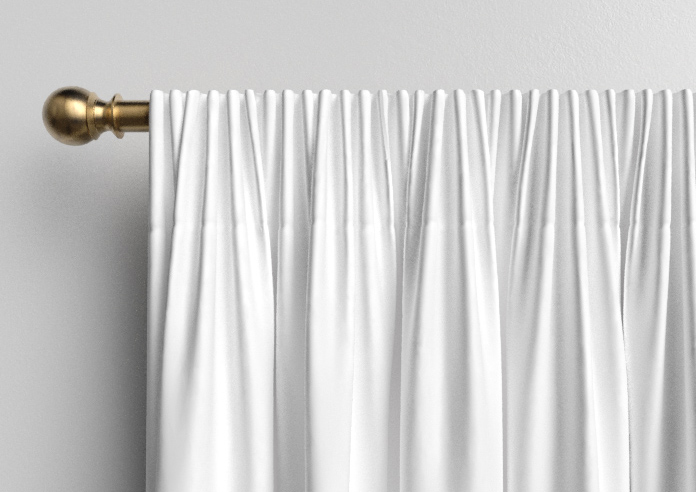 Menton, Pure White - Made to Measure Curtains - Image 9